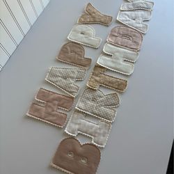Custom Fabric Letter Banners
