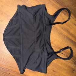 Black corset top