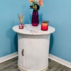 Greek Nightstand Or End Table