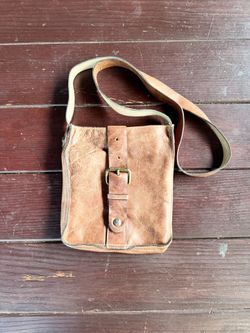 Patricia Nash Brown Leather Crossbody Bag Purse