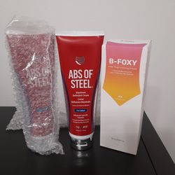 Body Cream Brand New, Original 2units Abs Of Steel  Plus 1 B-Foxy Inner Thigh Firming Cream