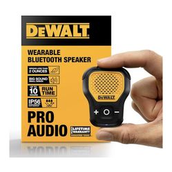 Dewalt Jobsite Pro Wearable Speaker