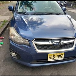 Blue Subaru 2013