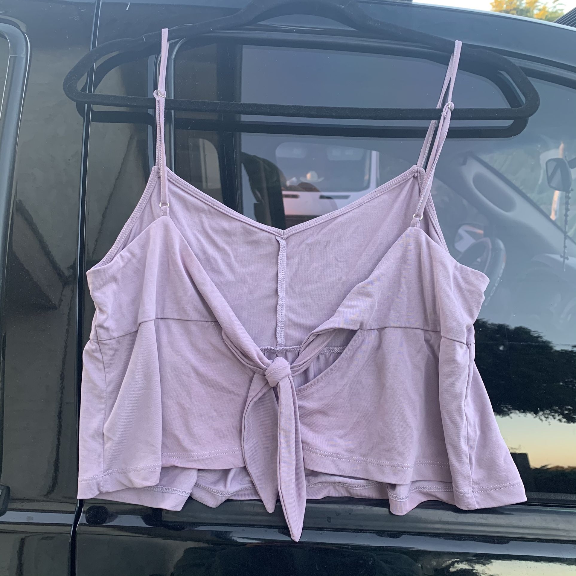 Lavender Crop Top
