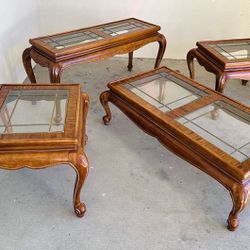 Set of Four Living Room Tables 
