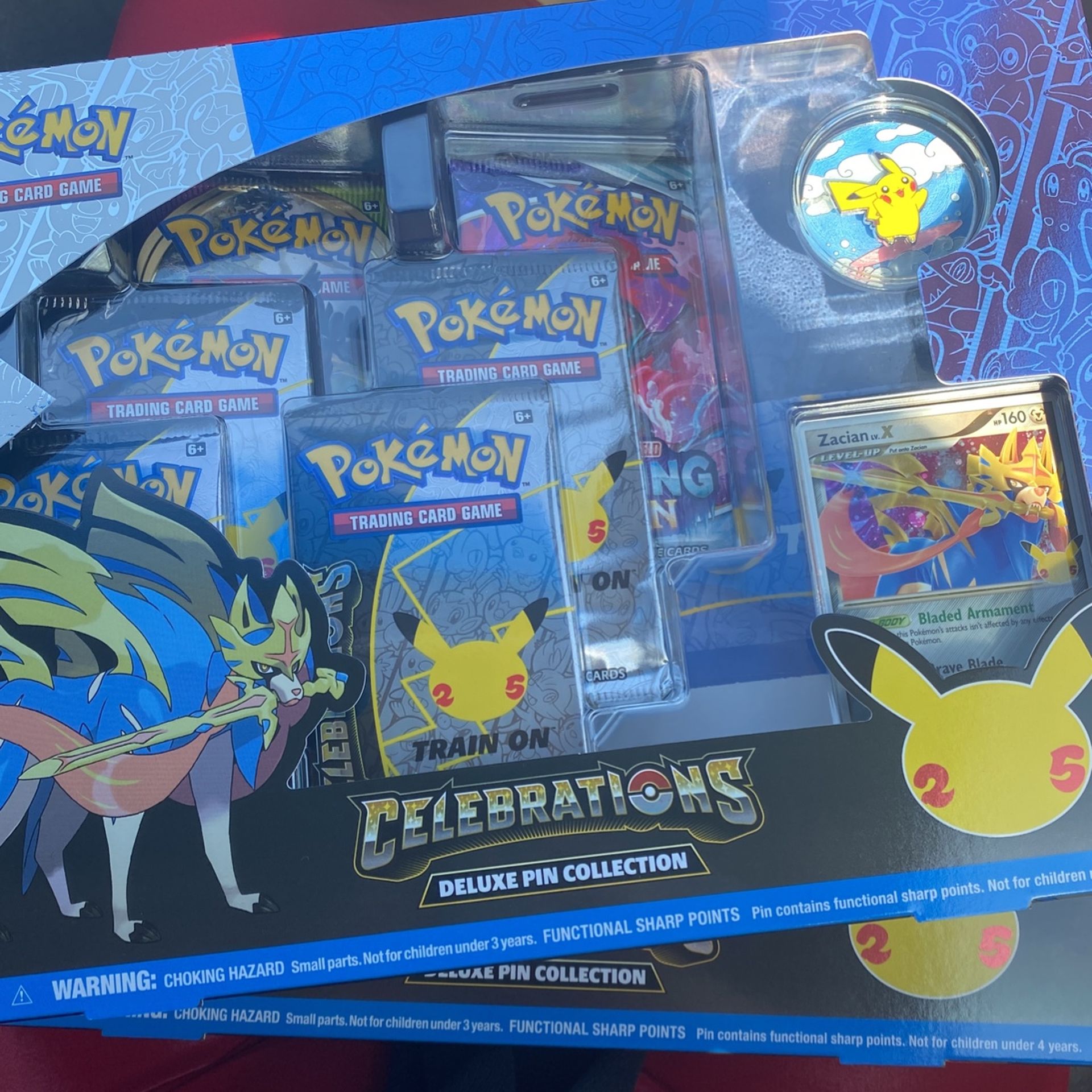 Celebrations Deluxe Pin Collection Zacian 