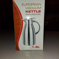 HAOSENS STAINLESS STEEL EUROPEAN VACUUM KETTLE NEW FACTORY SEALED IN BOX 