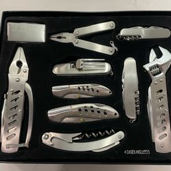 Sharper Image Essential Multi Use Tool Set with 4 Cases