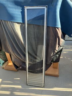 Glass Window In Aluminum Frame