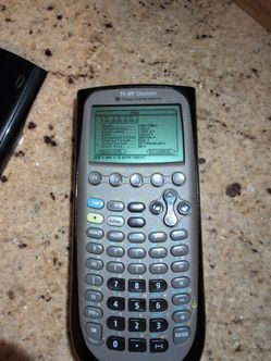 TI-89 Titanium - WORKING - Screen On - With Batteries + Cover - College Calculator