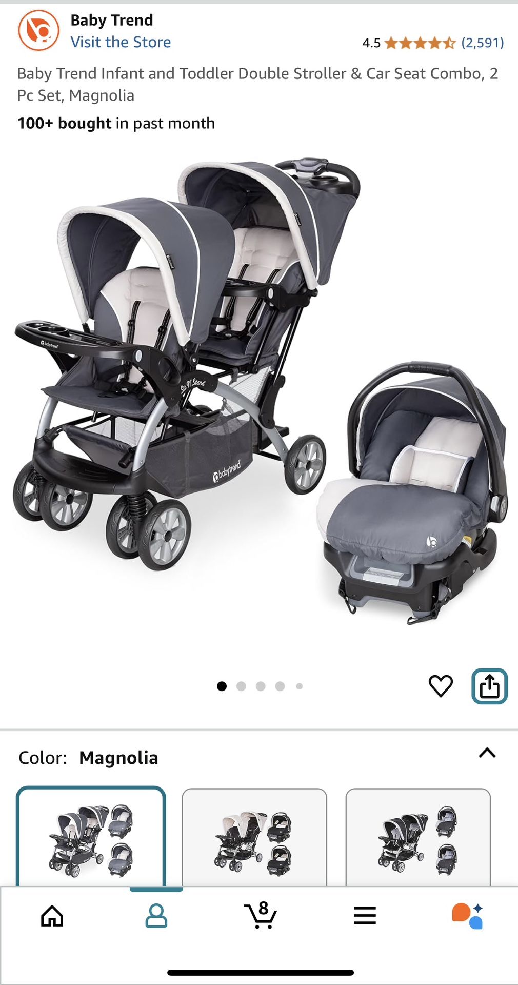 Baby Trend Sit Stand Stroller