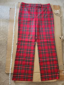 PRESTON & YORK Men's plaid pants Big & Tall size 12