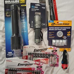 ***FLASHLIGHTS AND BATTERIES***