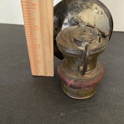 Antique Vintage miners farmer oil flashlight lamp