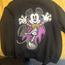 Mickey Vampire Sweatshirt Size M