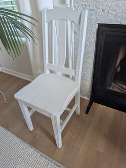 Antique farmhouse painted wood chair