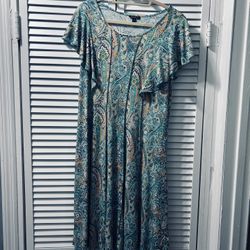 1 X Multi Color Dress  Maxi Lenght 