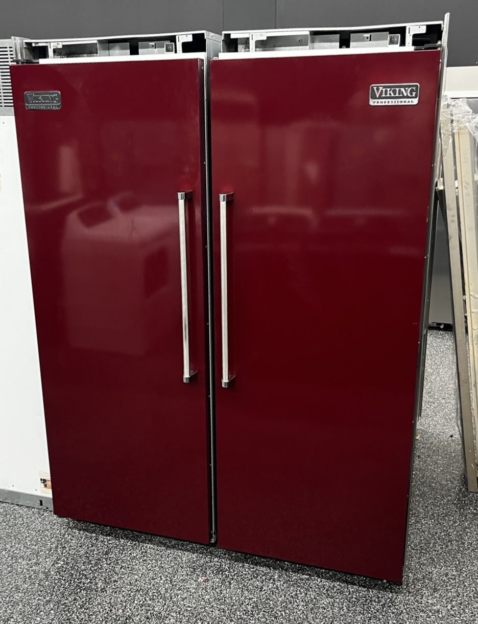 Viking Column Refrigerator/ Freezer 60” Built In Set 