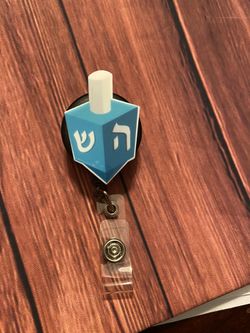 Dreidel badge reel