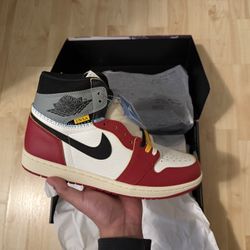 Jordan 1 Retro High OG SP Union LA Chicago Shadow Size 10 Mens