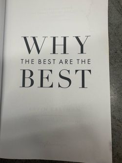 Why the Best Are the Best Book