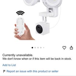Wasserstein 3-in-1 Remote Floodlight, Charger and Mount for Wyze Cam Outdoor (Camera Not Included)