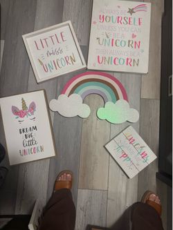 Unicorn wall decor