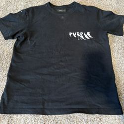 Black purple Shirt