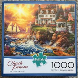 Jigsaw Puzzle LIFE ABOVE THE FRAY Buffalo NO MISSING PIECES 