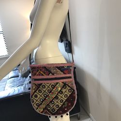 Handmade Embroidered Crossbody Handbag/traditional /boho Style/new/No.10