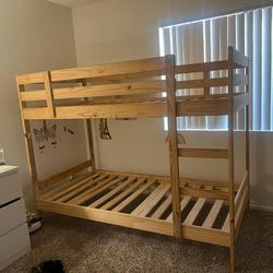 IKEA MYDAL Twin Bunk Beds