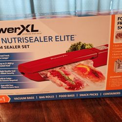 PowerXL Duo NutriSealer Food Vacuum Sealer Machine with Vacuum
