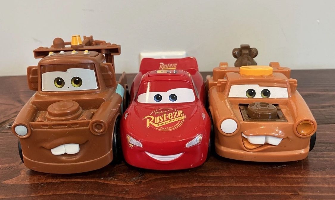 Disney Pixar Cars Lightning McQueen Mater Vehicle Talking Toy Lot Bundle 2019