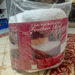 King Size Thick 5' Baffled FeatherBed