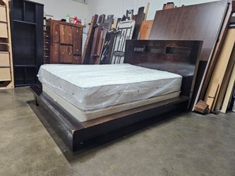 Queen bed and mattress