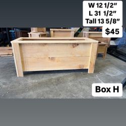 Medium Long Planter Box H