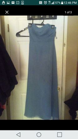 Blue dress by alfred angelo