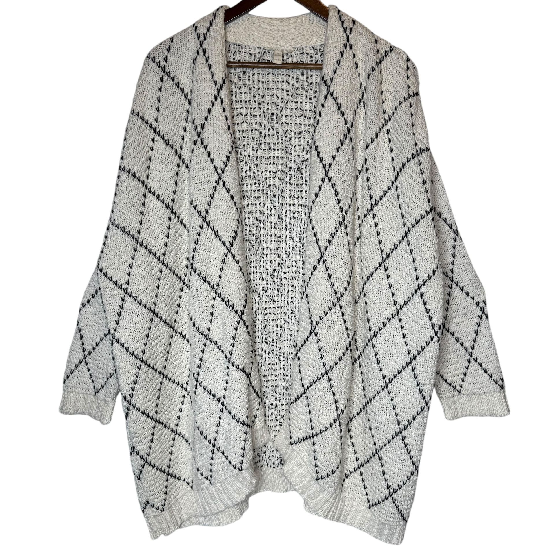 Eileen Fisher Cream Organic Cotton Cardigan