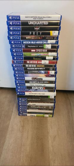 Playstation 4 games 4 for $30