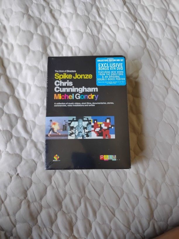 *2003 UNOPENED* The Work Of Directors Spike Jonze, Chris Cunningham, & Michel Gondry. Collectors Edition Box Set