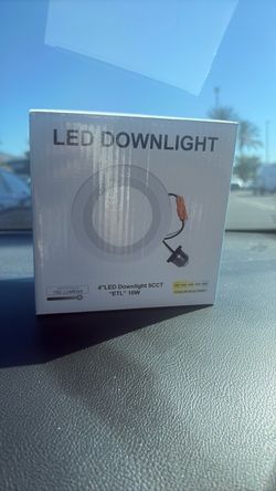 LED downlight 4” 5CCT ETL 10W (24 pack)