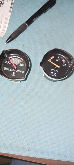 85 Elcamino Temp Gauge. voltage Gauge