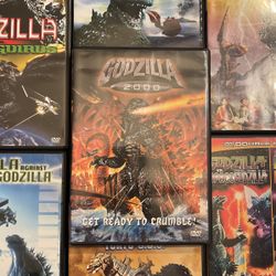 Godzilla Movie DVD Lot