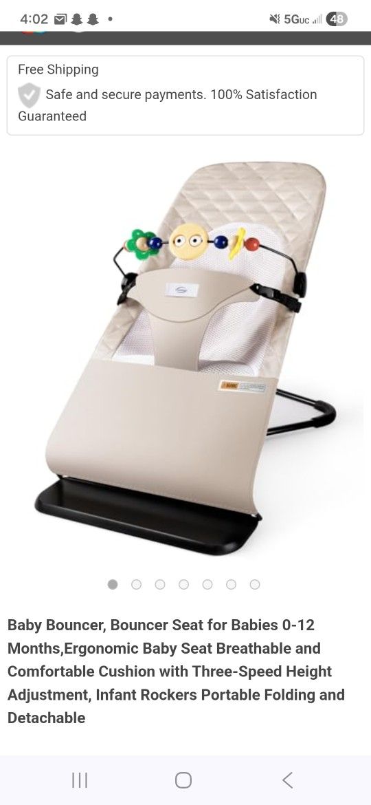 Brand New Feeplas Baby Bouncer