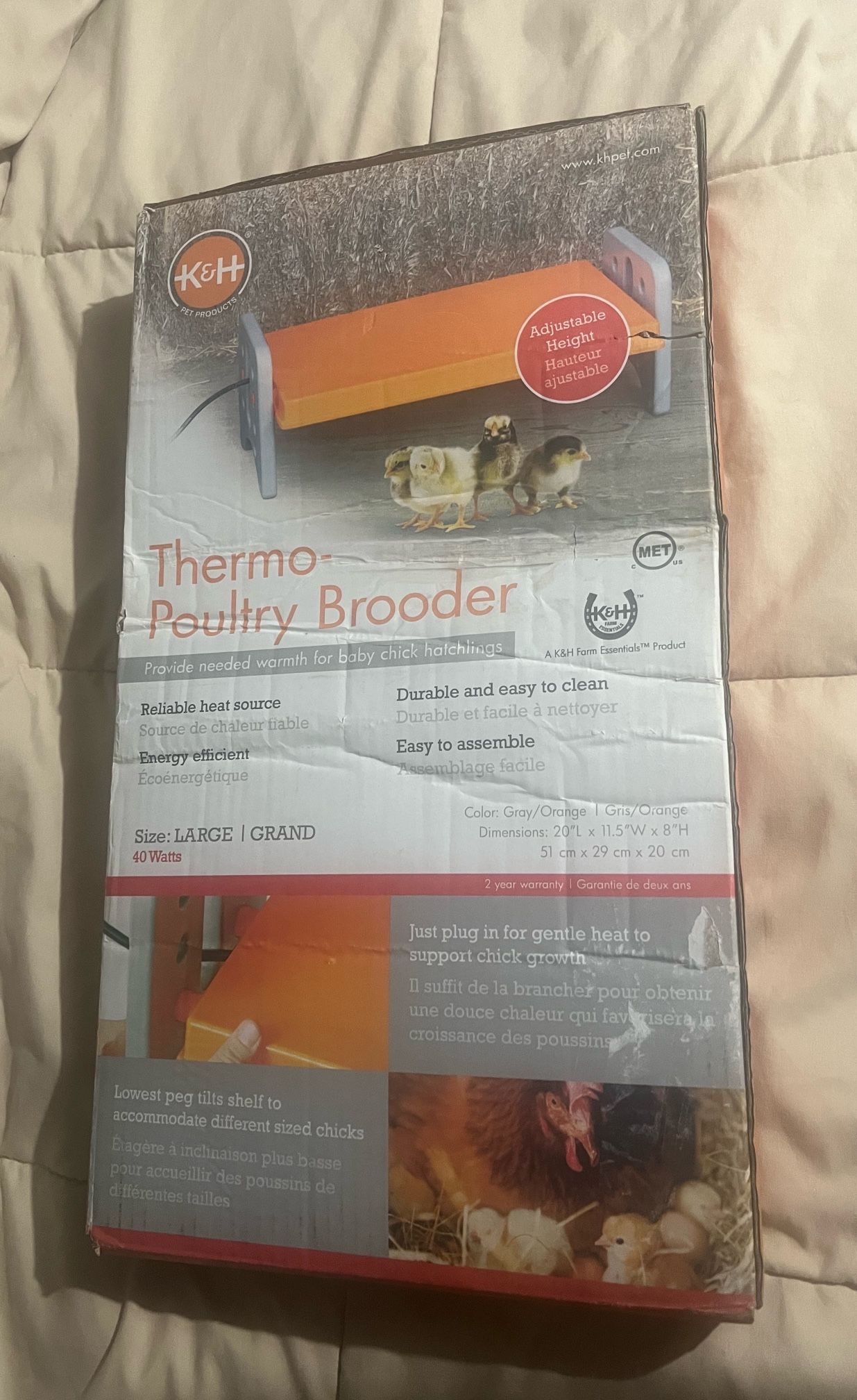 Thermo-Poultry Brooder New