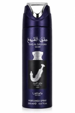 Lattafa Pride Ishq Al Shuyukh Silver Perfume Spray 6.67 oz