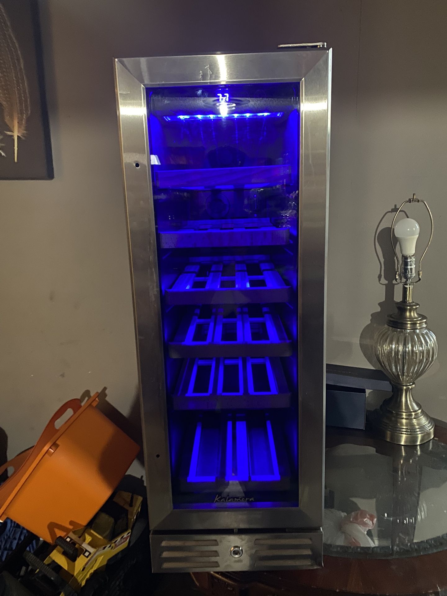 !!!!!18 BOTTLE STAINLESS STEELWINE COOLER!!!!!