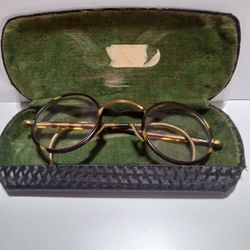 Antique Genuine 1920s Round Glasses