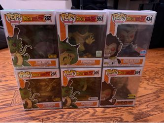 6 inch Dbz Funko pops all mint!