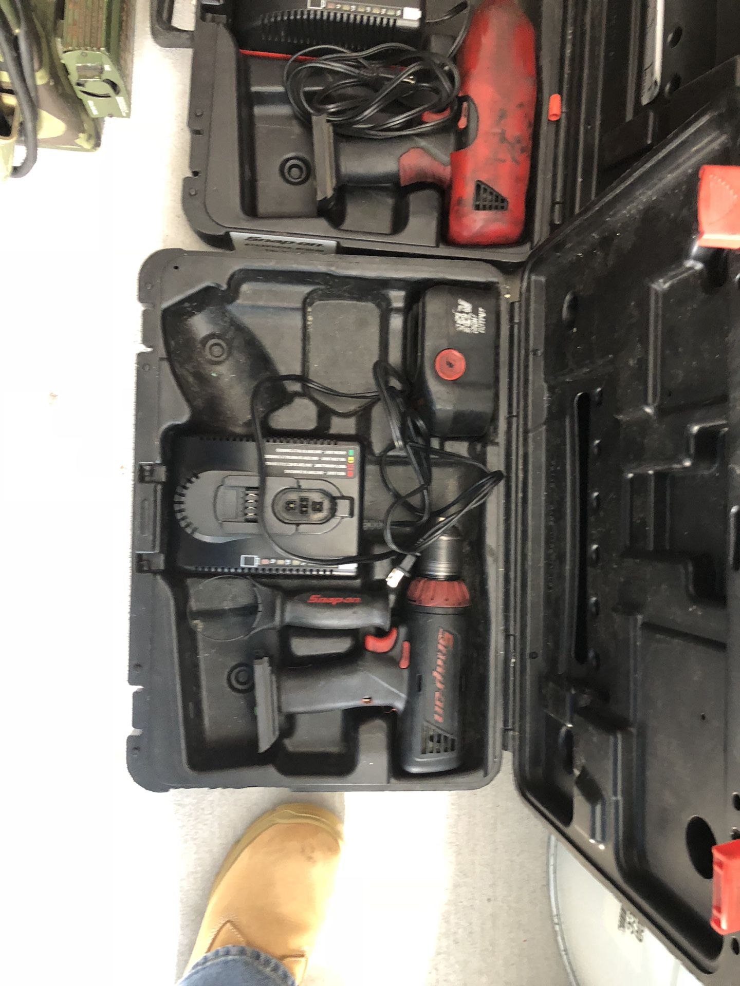 Snap on drill and impact driver